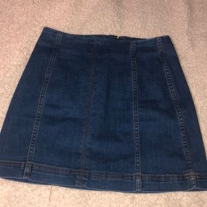 Dark wash wild fable denim skirt